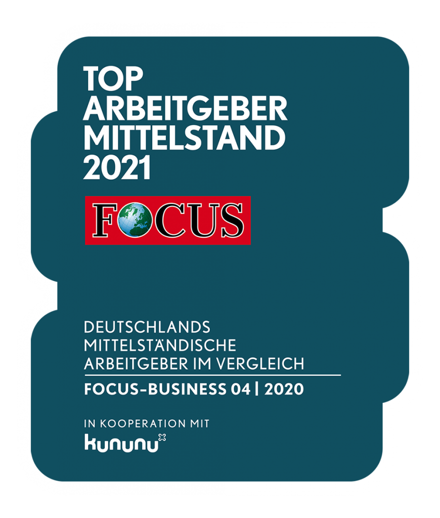 Award Top Arbeitgeber Mittelstand